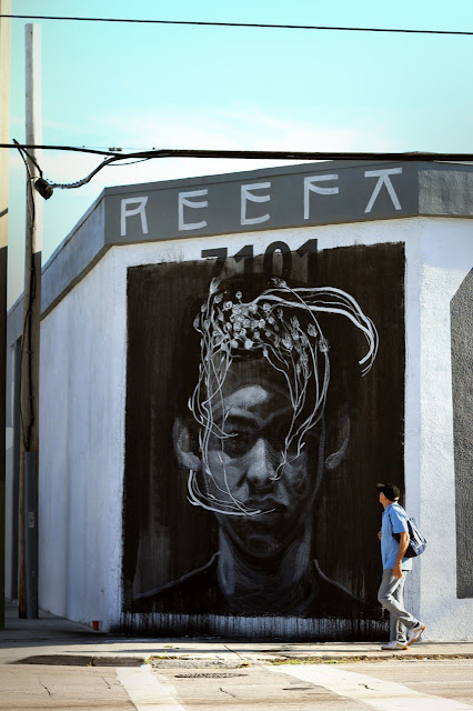 "Tribute To Reefa" Street Art By Axel Void In Miami USA.