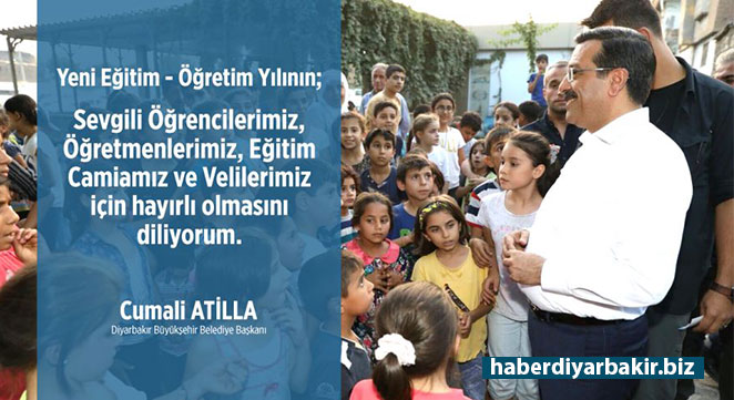 Cumali Atilla, öğrenciler ve öğretmenlere başarılar diledi Cumali Atilla, öğrenciler ve öğretmenlere başarılar diledi