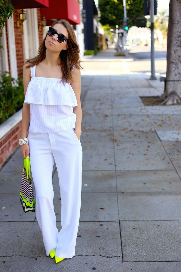 LA by Diana - Personal Style blog by Diana Marks: White and Neon