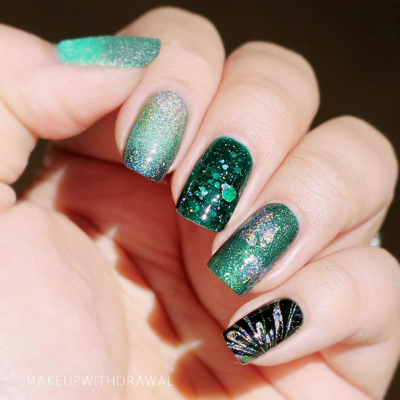 St. Patrick's Day Manicure | Makeup Withdrawal