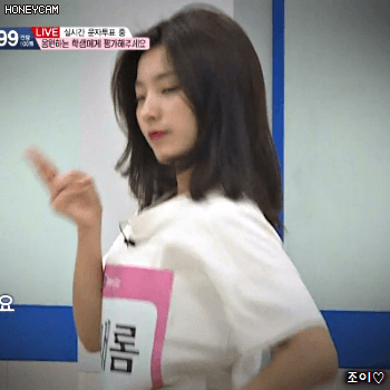 어제 아이돌학교 이새롬, 이해인.gif | 인스티즈