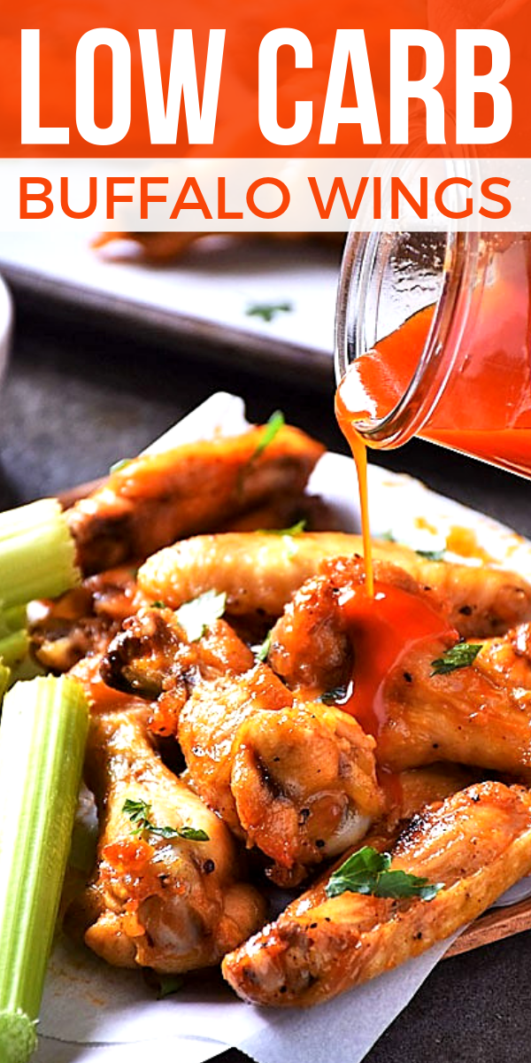 Low Carb Buffalo Wings with Sauce Life Tastes Good