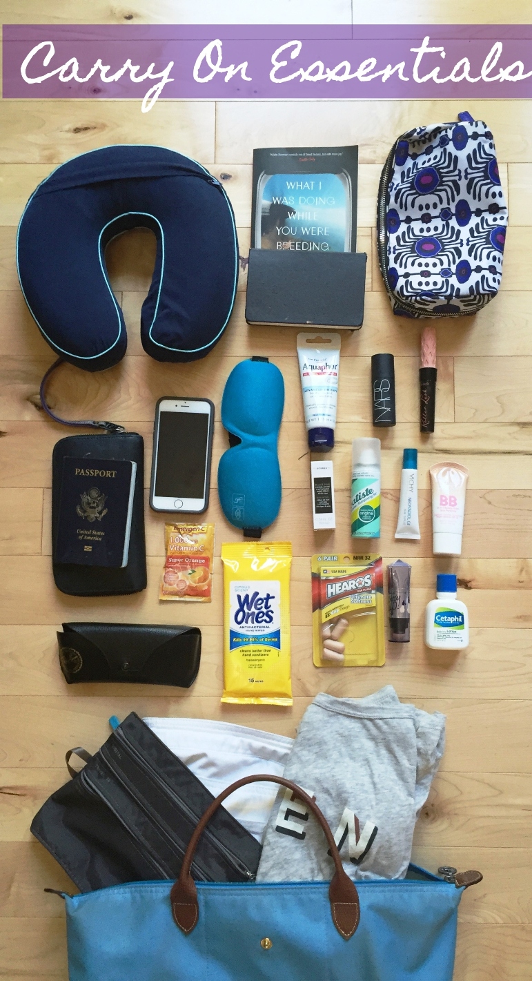 Carry On Essentials (With images) | Carry on essentials, Travel tips ...