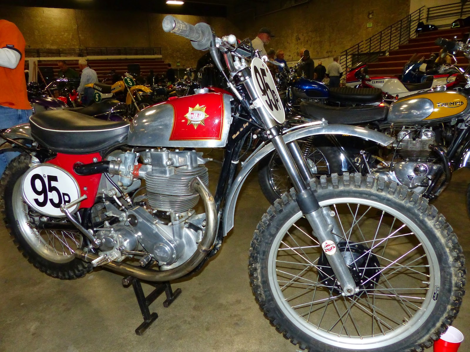 OldMotoDude: 1956 "Dick Mann" BSA Goldstar on display at the 2015 Idaho