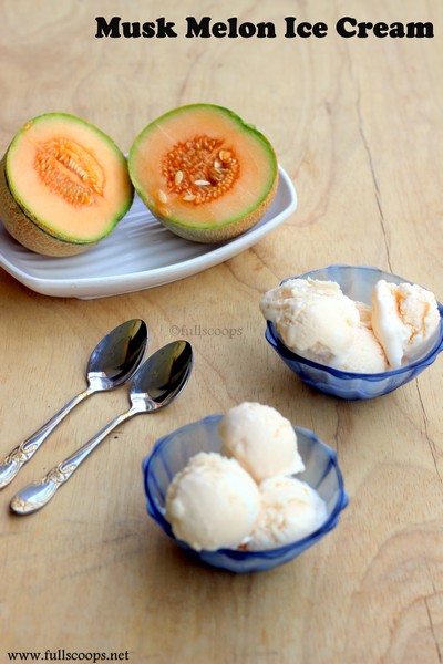 Musk Melon Ice Cream