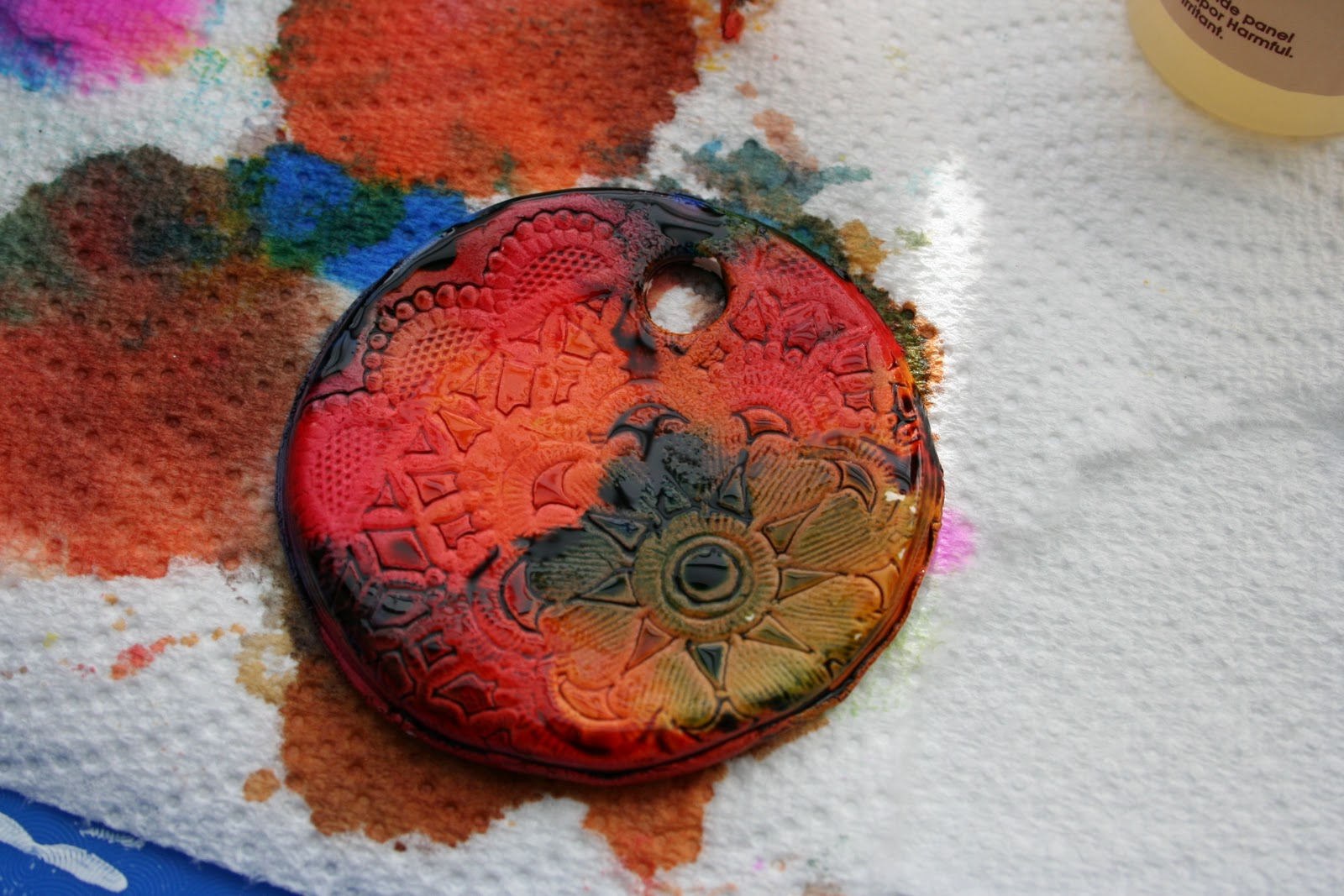 Alcohol Ink on Polymer Clay Cool Tools Blog