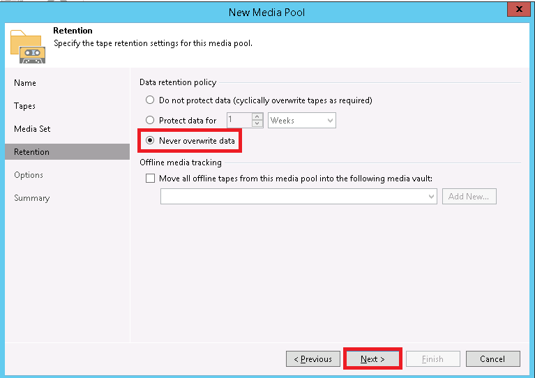 How to add Tape Server in Veeam Backup and Replication Techmint