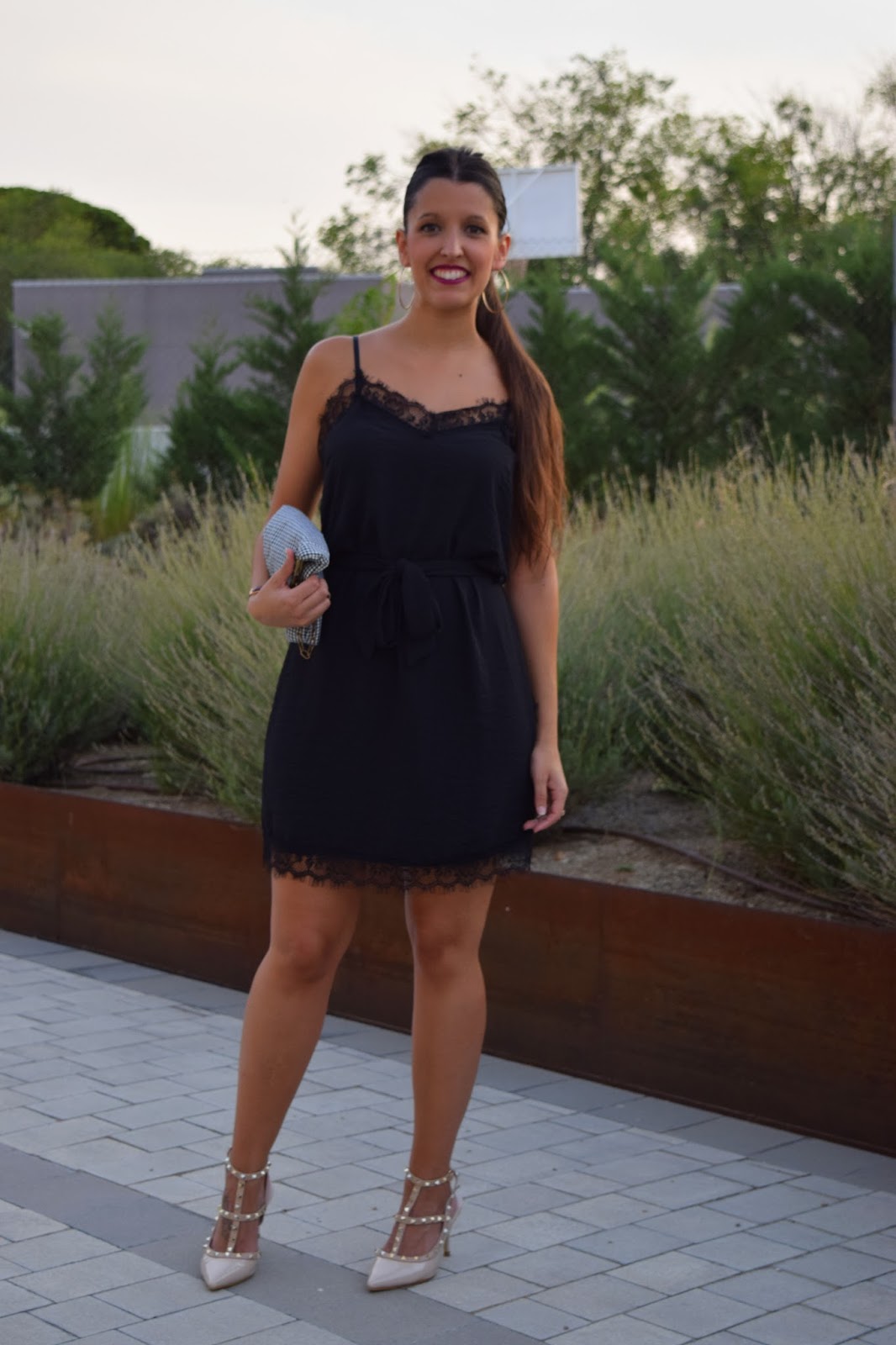 vestido lencero aire retro