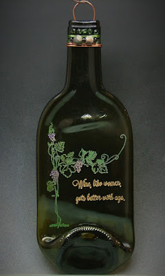 Slumped Wine Bottle