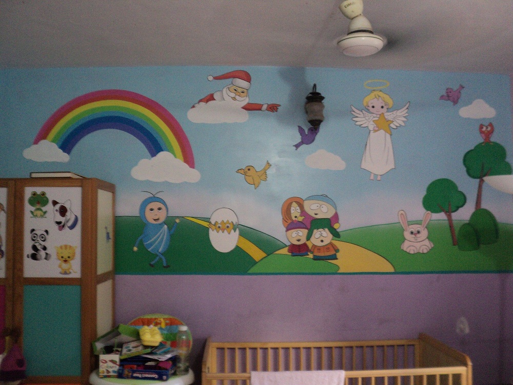 SCHOOL KIDS CLASSROOM WALL PAINTING KHAR / MAHIM / MUMBAI