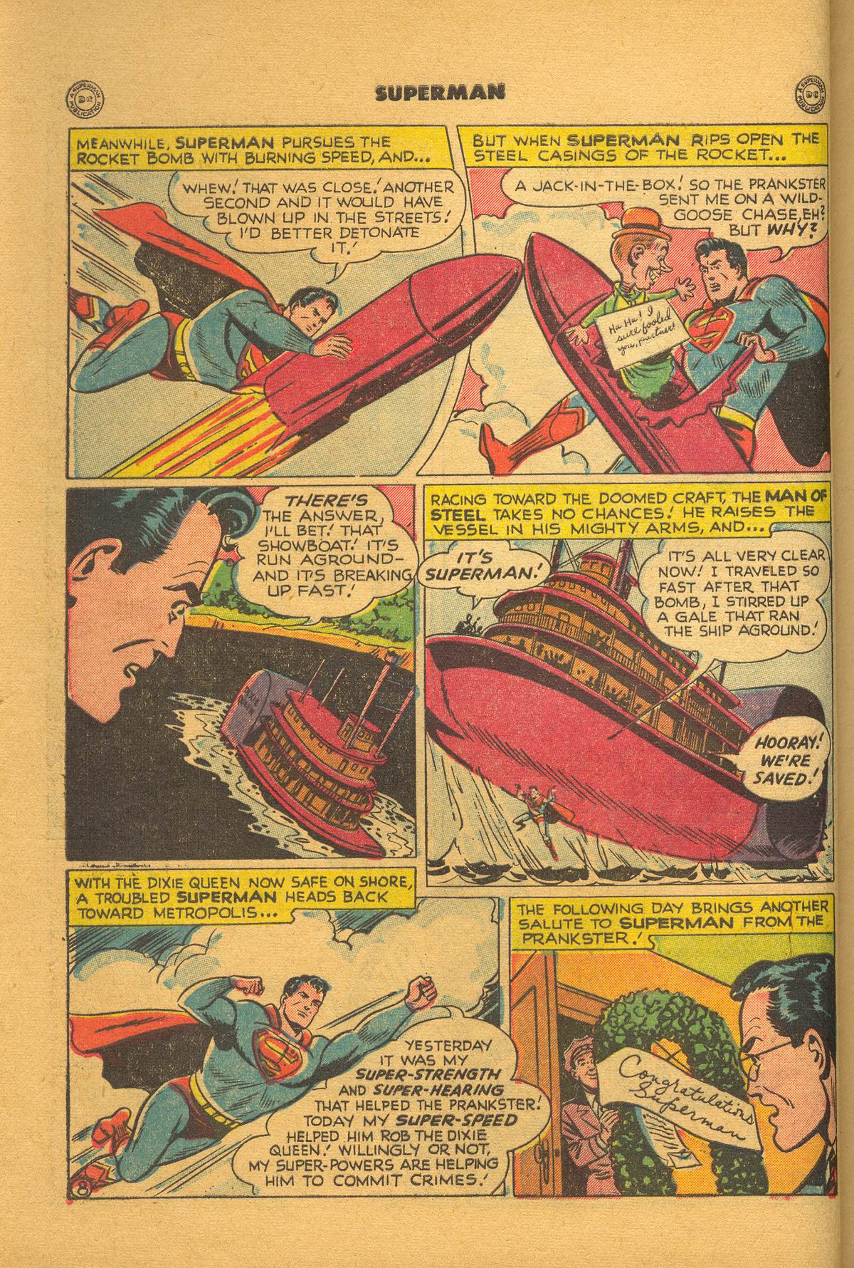 Read online Superman (1939) comic -  Issue #56 - 10