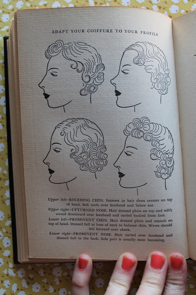 1930s vintage hair and makeup tips and hairstyling instructions from Helena Rubenstein via VaVoomVintage.net