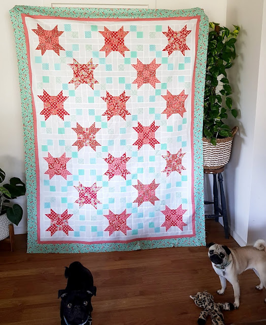 Penelope Quilt by Lilabelle Lane found on A Bright Corner - pattern from the Fresh Fat Quarter Quilts Book by Andy Knowlton