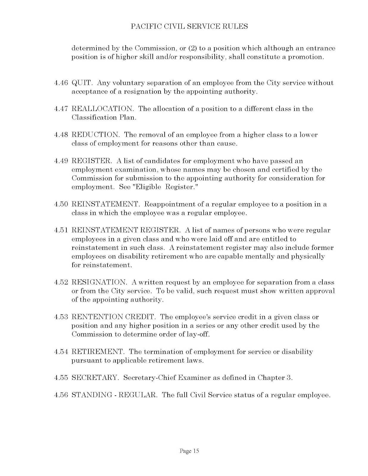 Committee To Recall Cy Sun Civil Service Rules