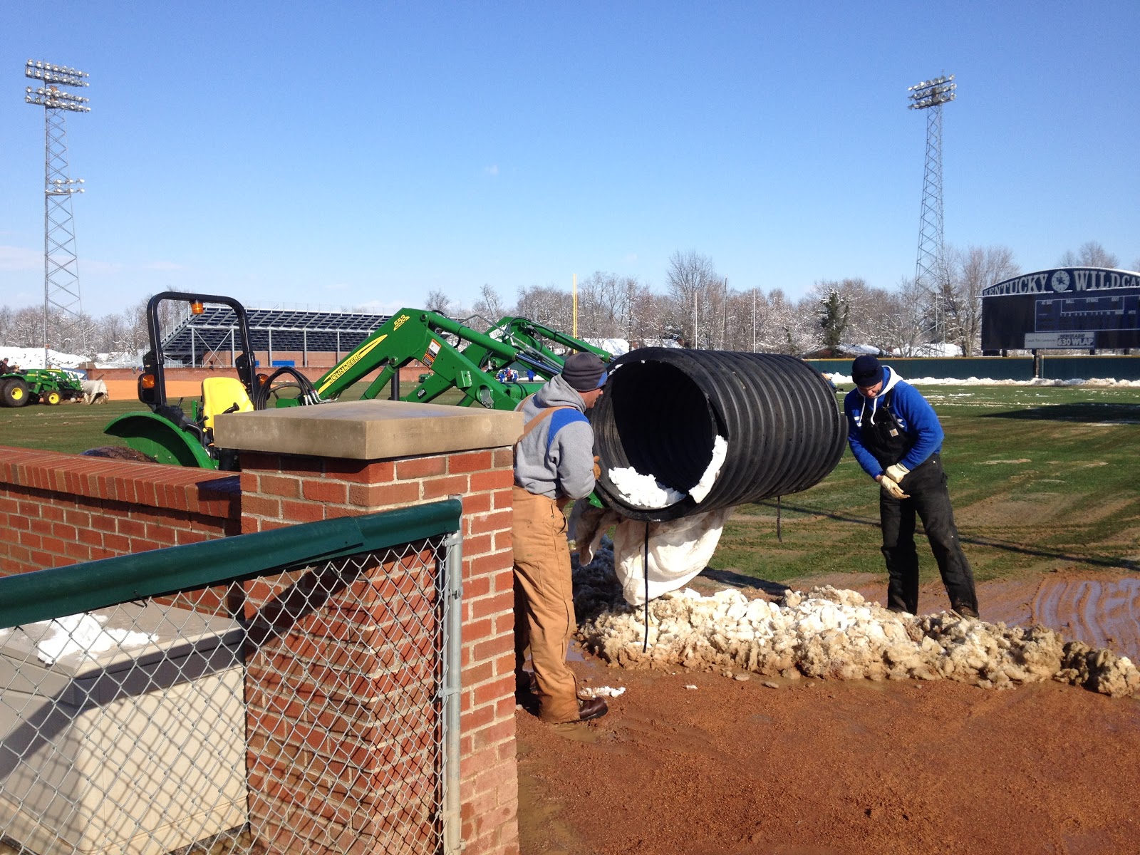 Smart Turf UPDATE Removing Snow From Athletic Fields