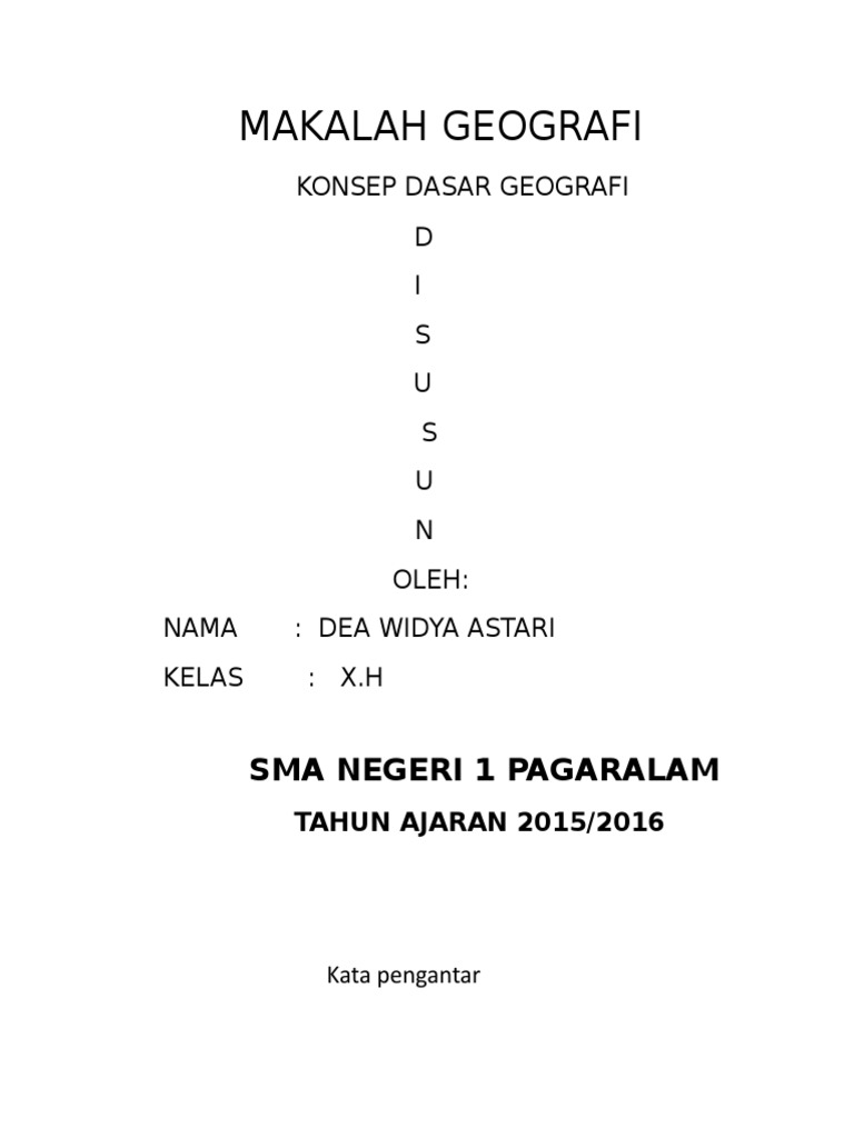 makalah geografi wood scribd indo