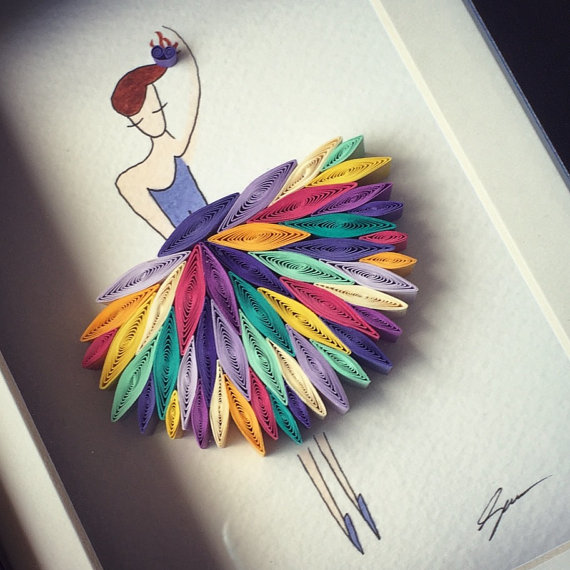 pictures of paper quilling art