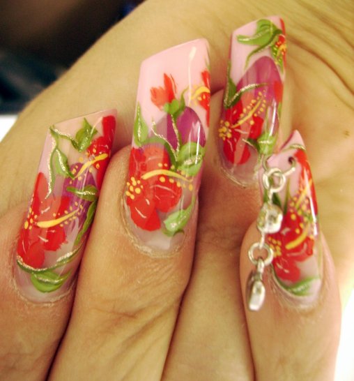 Nail art Nail Piercing