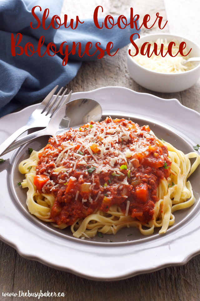 Bolognese Sauce (in the Crock-Pot® Express Crock Multi-Cooker) ⋆ 100 Days  of Real Food