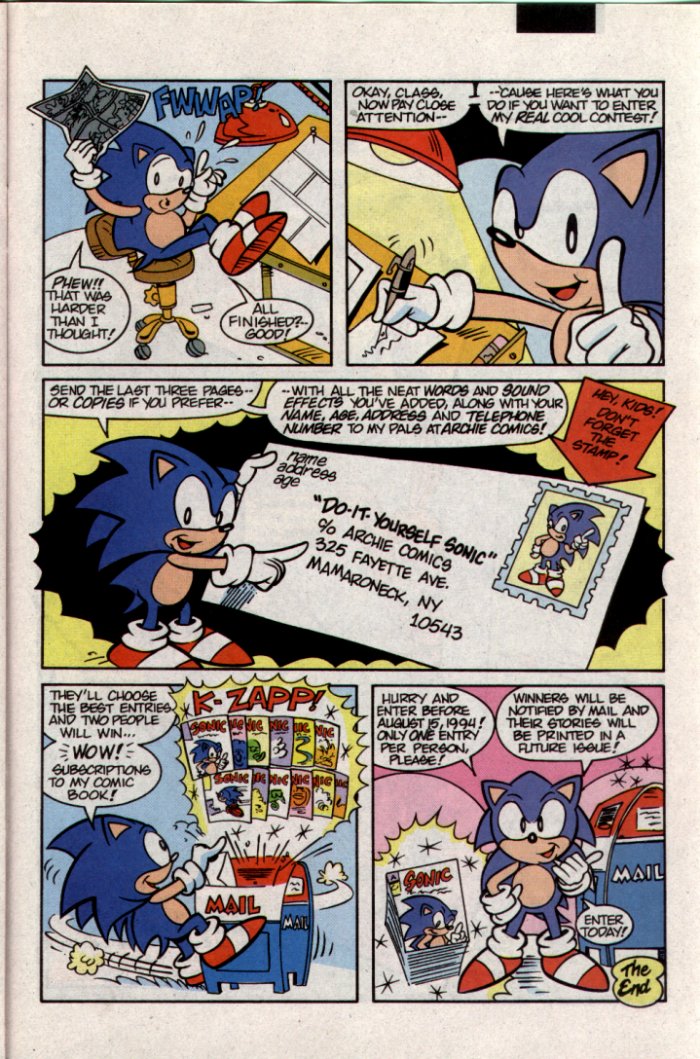 Read online Sonic The Hedgehog comic -  Issue #14 - 20