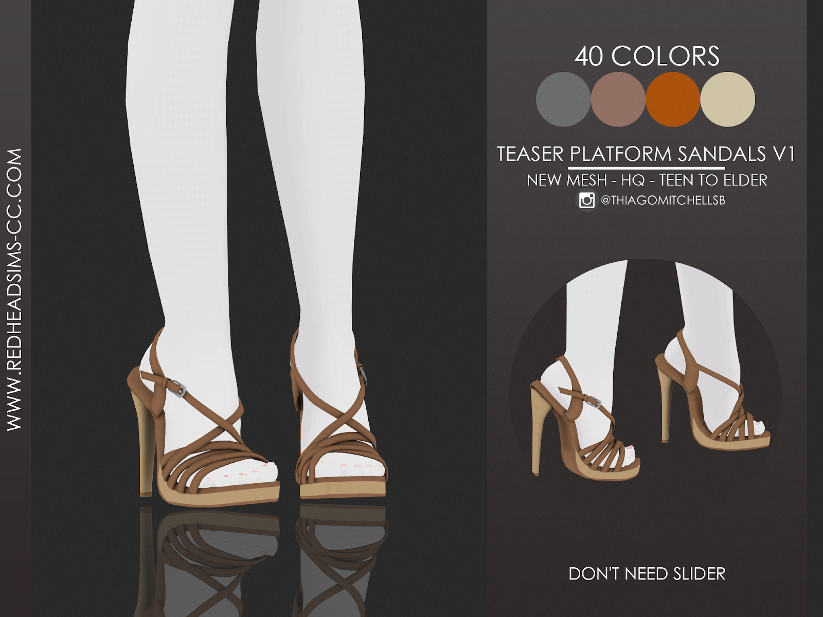 teaser platform sandal