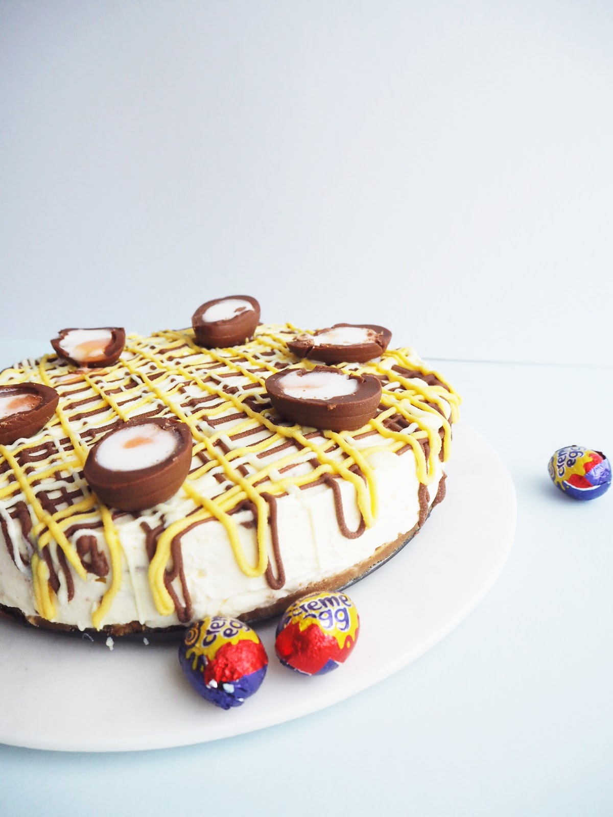 Recipe Creme Egg Cheesecake Recipe Rachel Emily