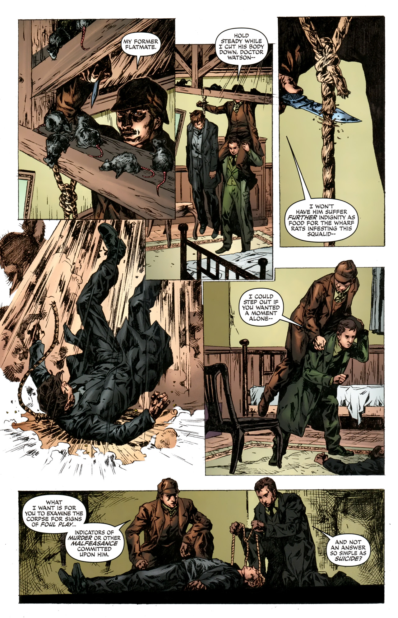 Read online Sherlock Holmes: Year One comic -  Issue #4 - 14