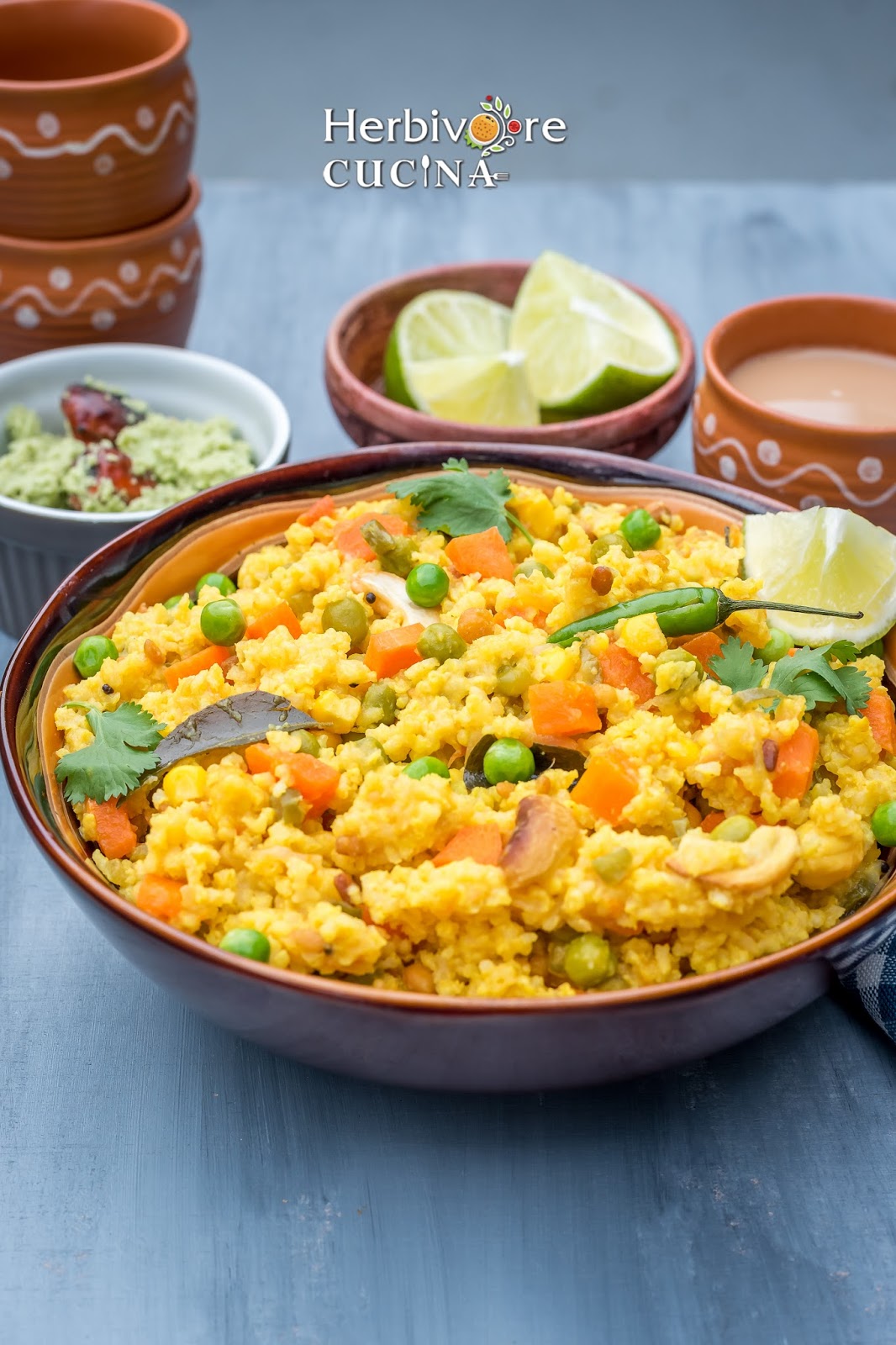 Herbivore Cucina Foxtail Millet Upma Thinai Arisi Upma