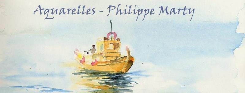 Aquarelles Philippe Marty