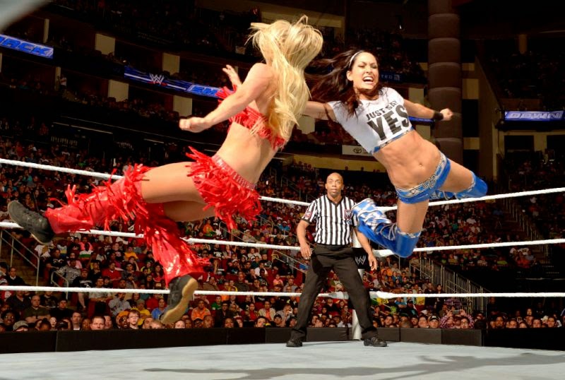 The Bellas vs. Natalya and Summer Rae on WWE SmackDown