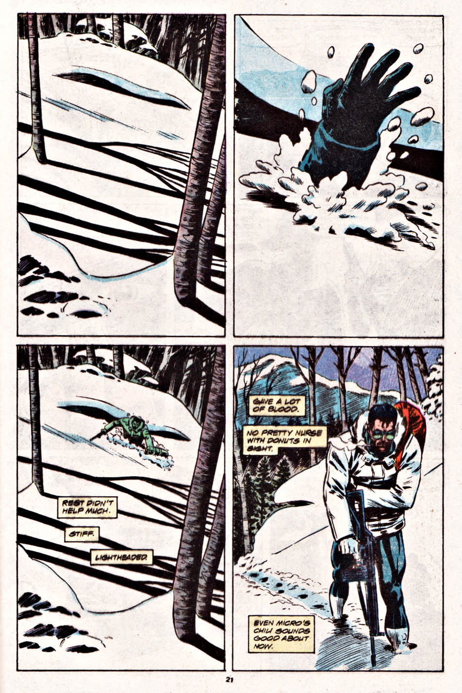 Read online The Punisher (1987) comic -  Issue #49 - Death below Zero - 16