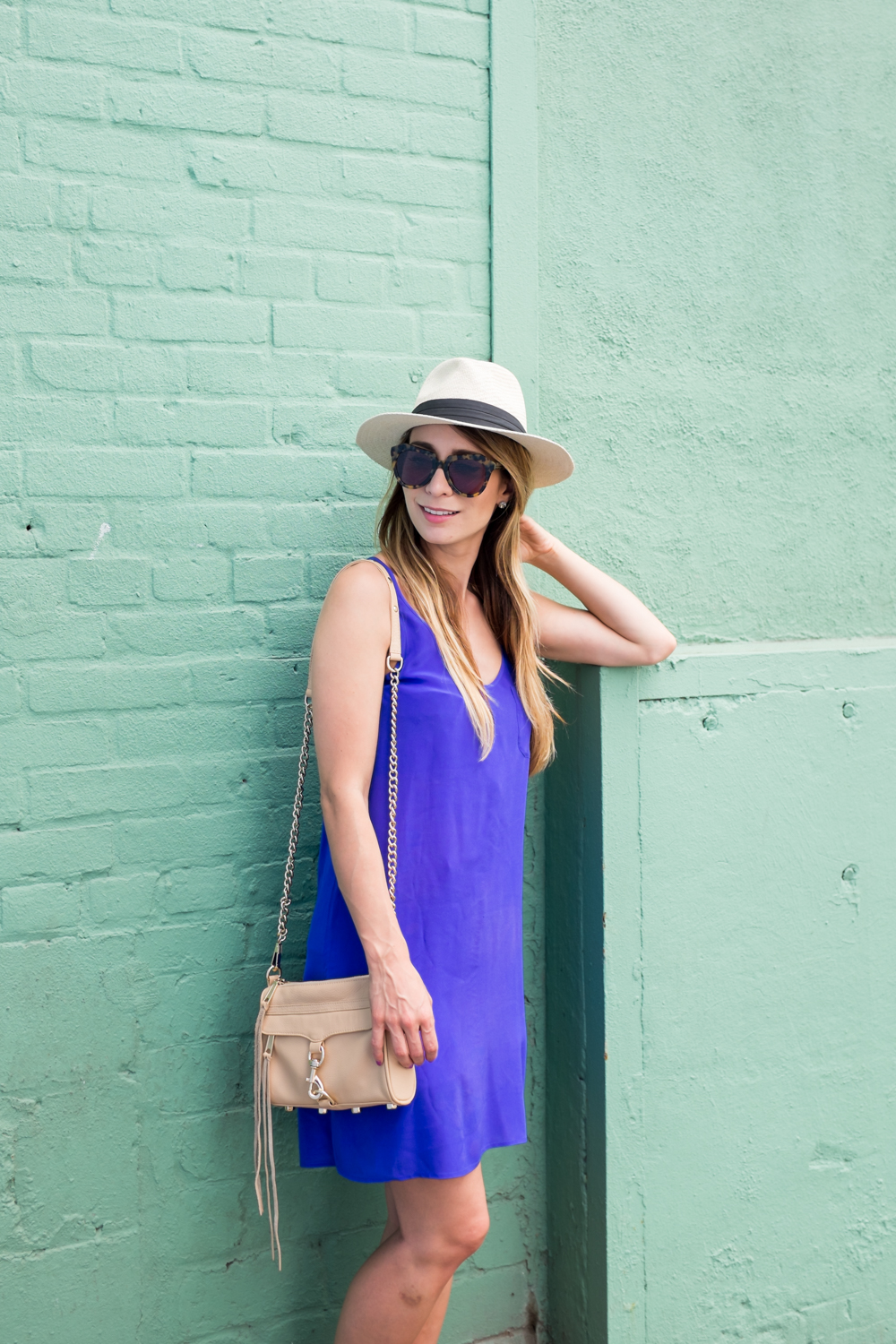 OOTD - Cobalt Blue Tank Dress | La Petite Noob | A Toronto-Based ...