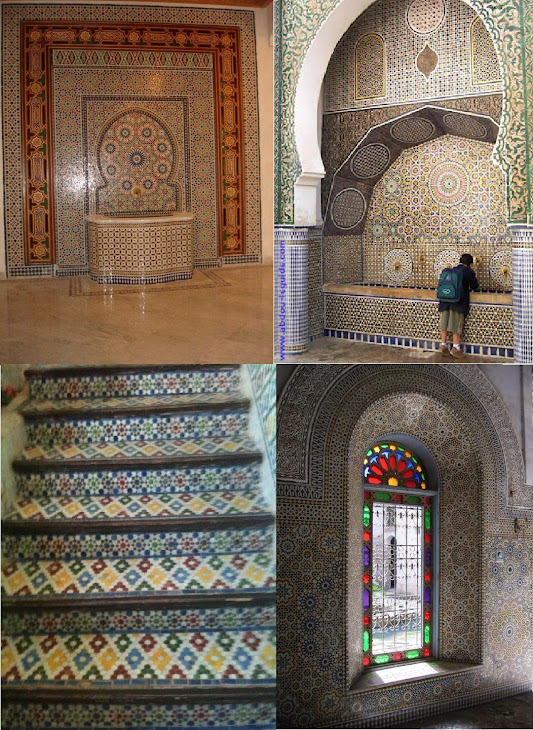 Tourism in Morocco: Municipal tiles Fassi