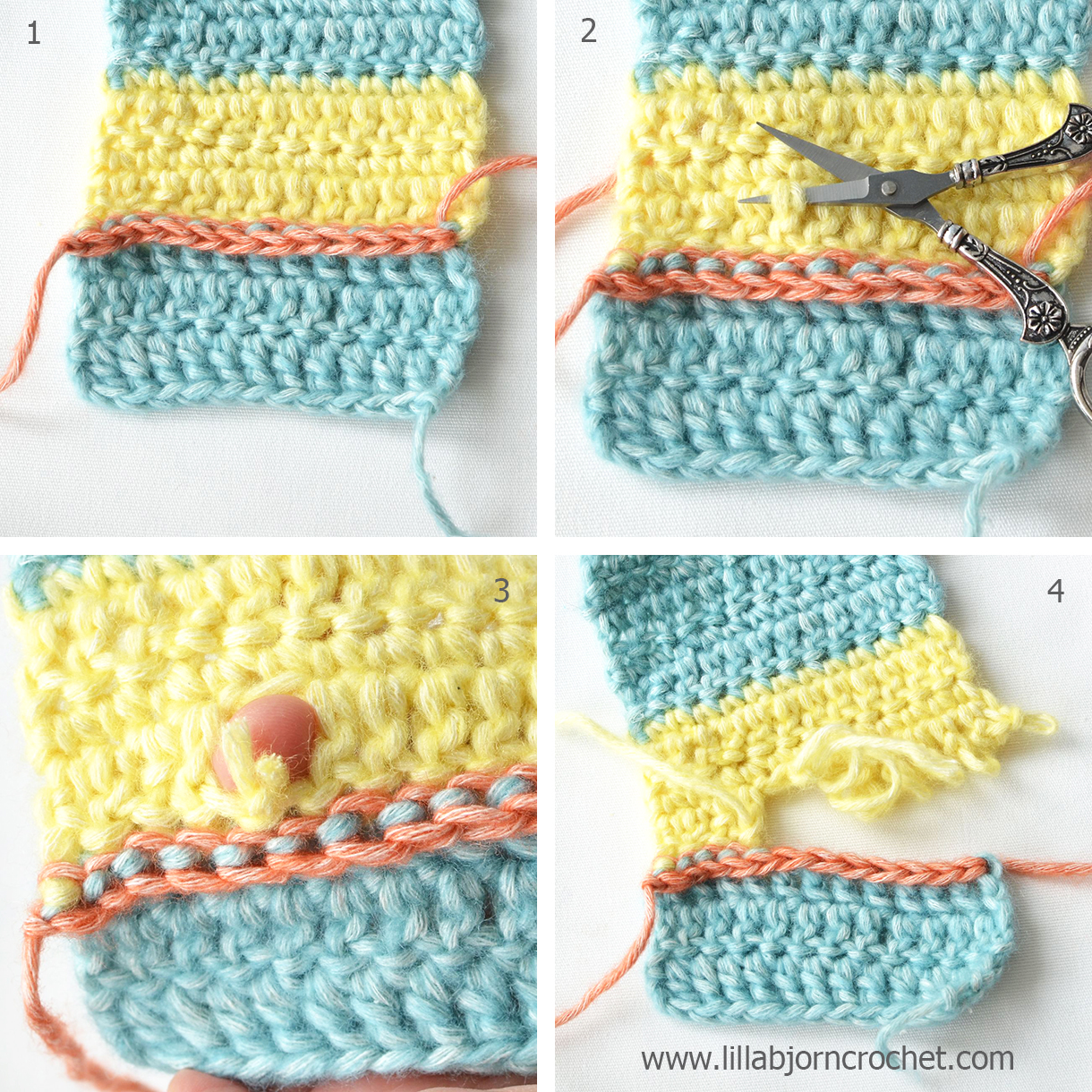 How to Restore Foundation Chain in Crochet tutorial LillaBjörn's
