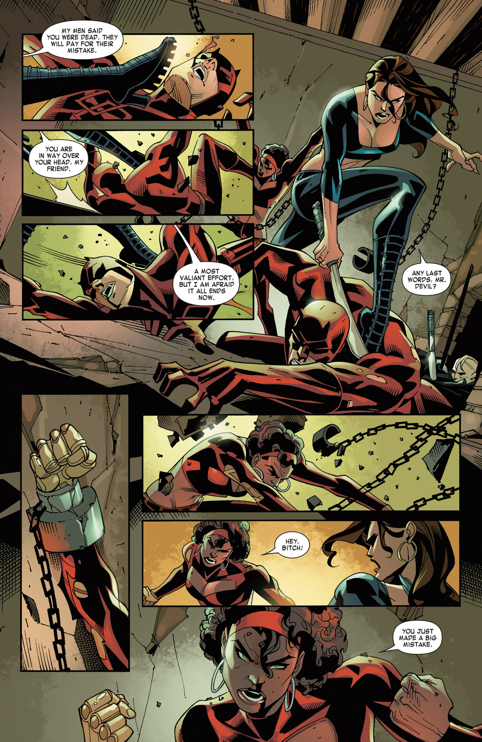 Read online Daredevil: Dark Nights comic -  Issue #8 - 16