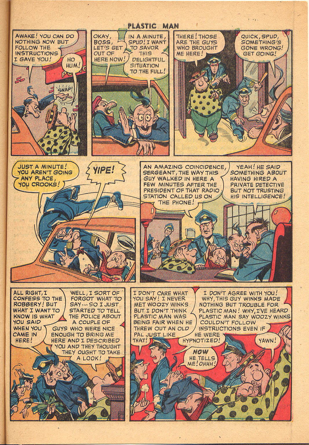 Read online Plastic Man (1943) comic -  Issue #26 - 39