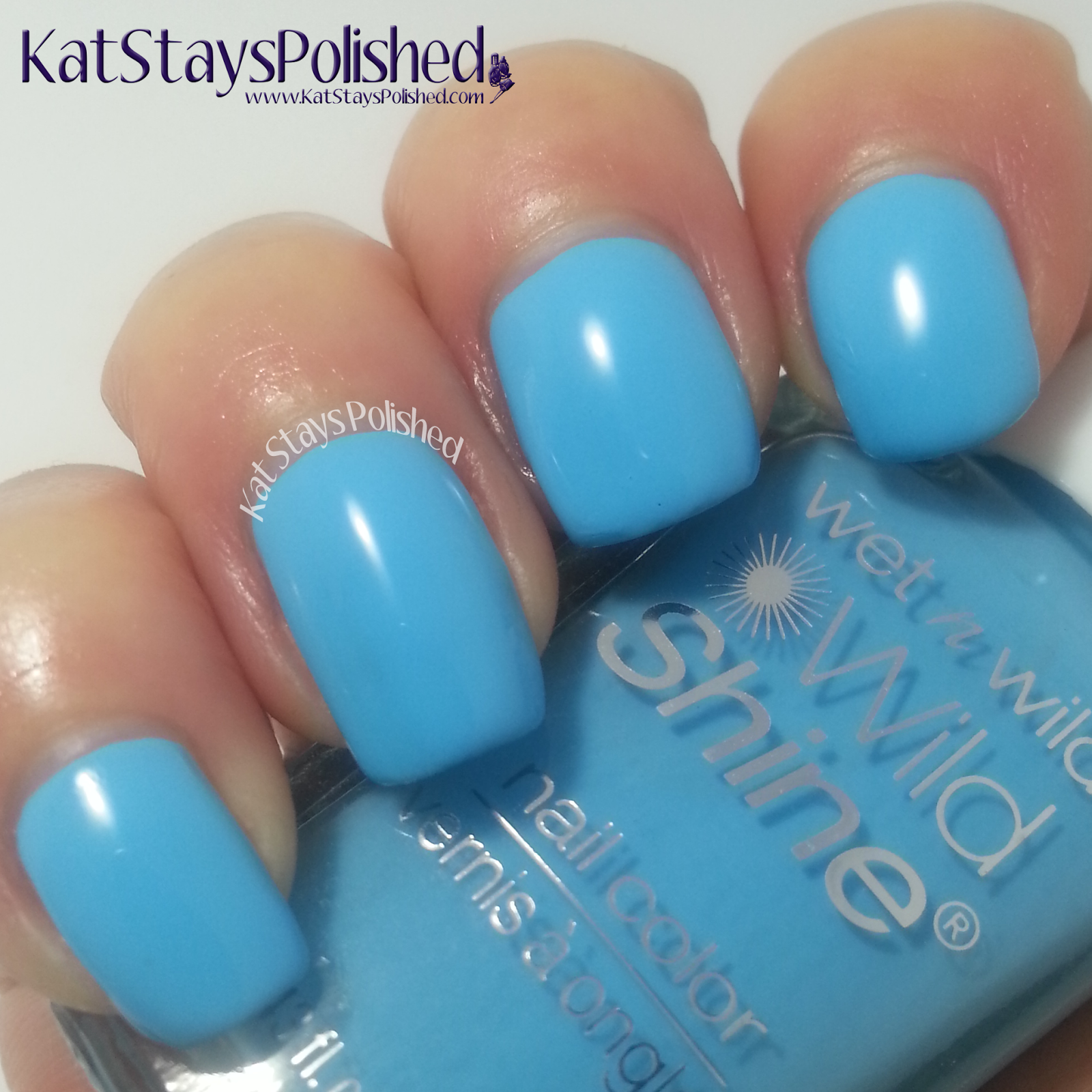 Wet n Wild Summer Festival Nail Color - Chambray Showers | Kat Stays Polished