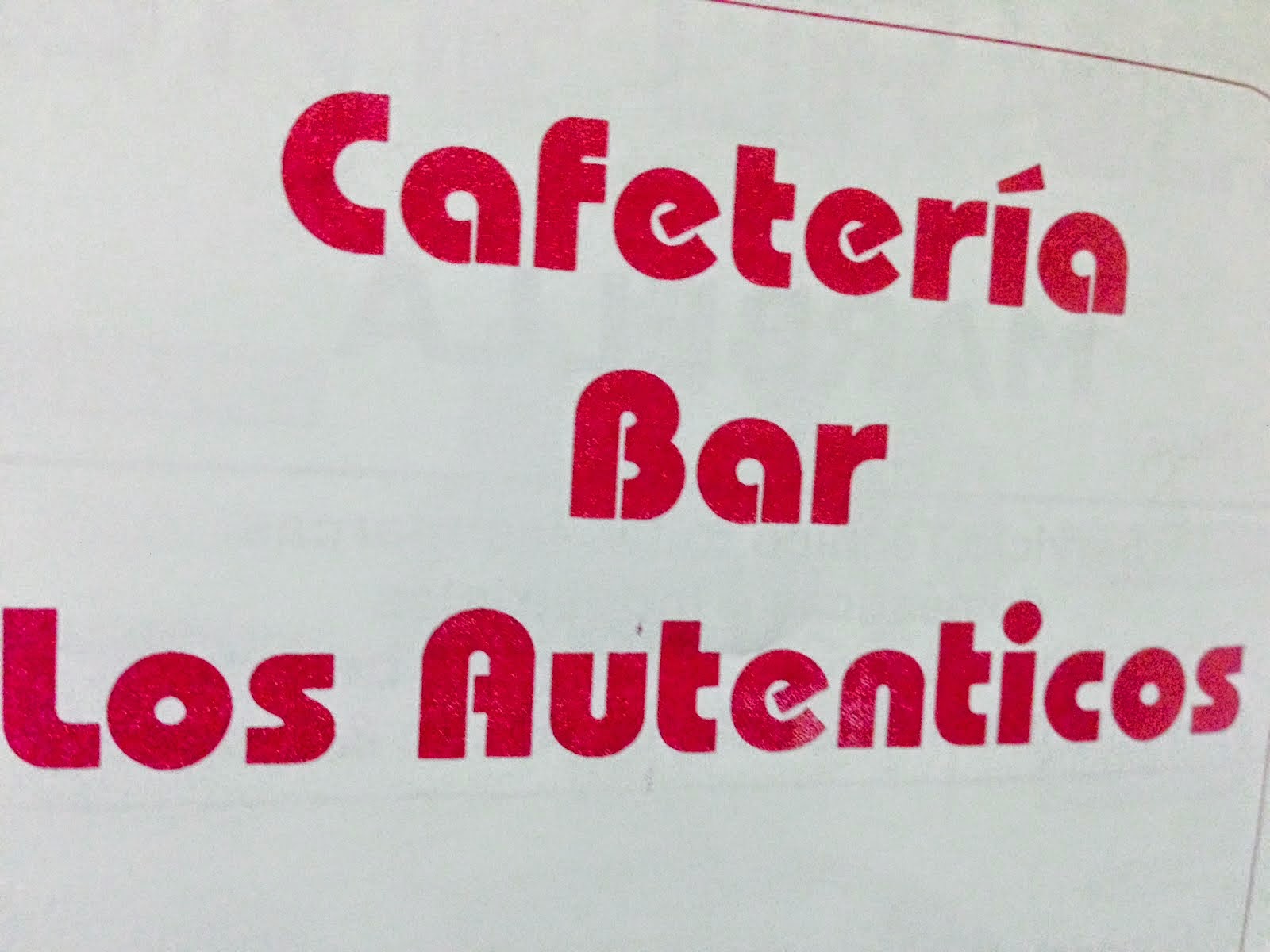 Cafetería Bar Los Auténticos