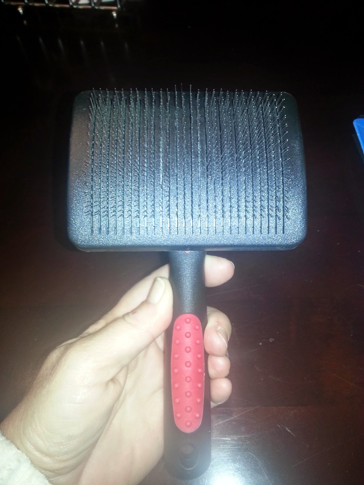 Cassie's Ramblings Self Cleaning Dog Brush