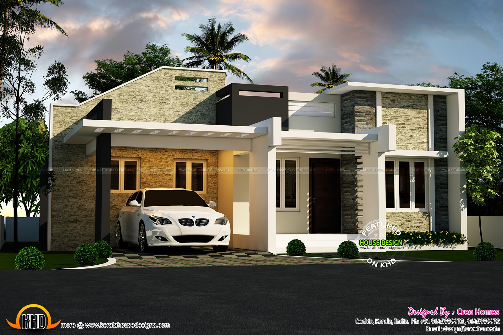 3 Beautiful small house plans Kerala home design and