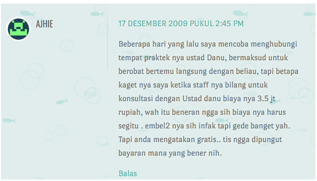 INNOVATION FOR YOU Inilah Biaya Berobat di Klinik Ustad Danu