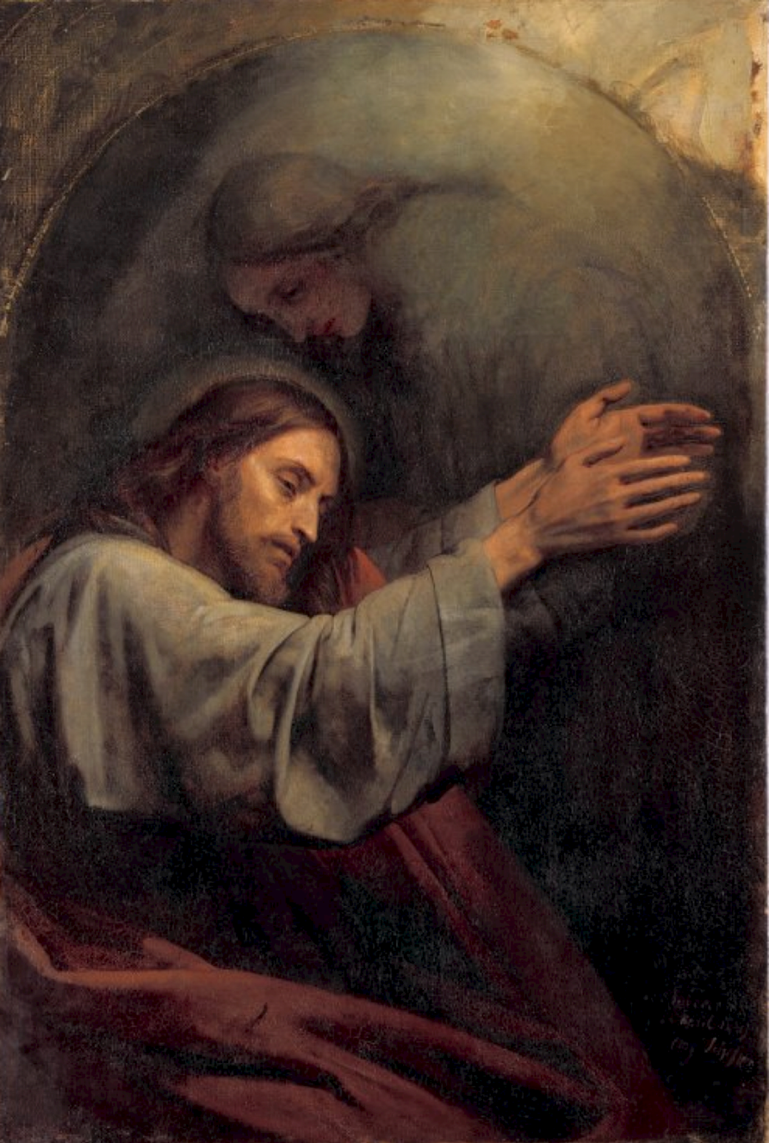 Cristo e a Agonia no Horto das Oliveiras Cristo e a Agonia no Horto das Oliveiras