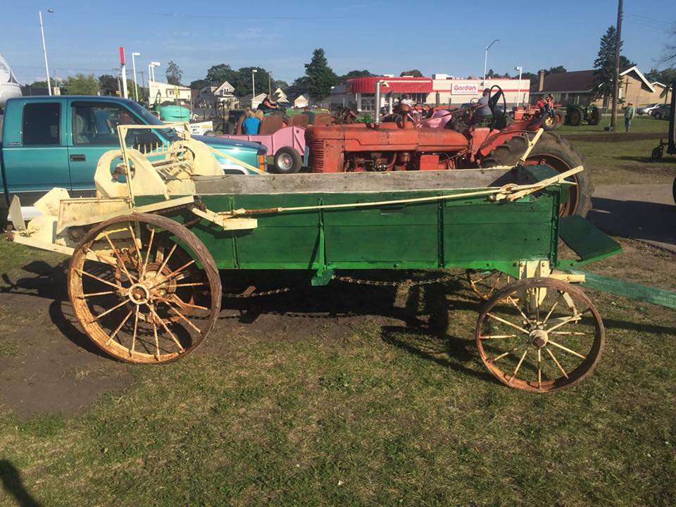 John Deere Wagon Manure Spreader Photo 1930 Vintage Identified Family Norwalk Ohio Farm Farming
