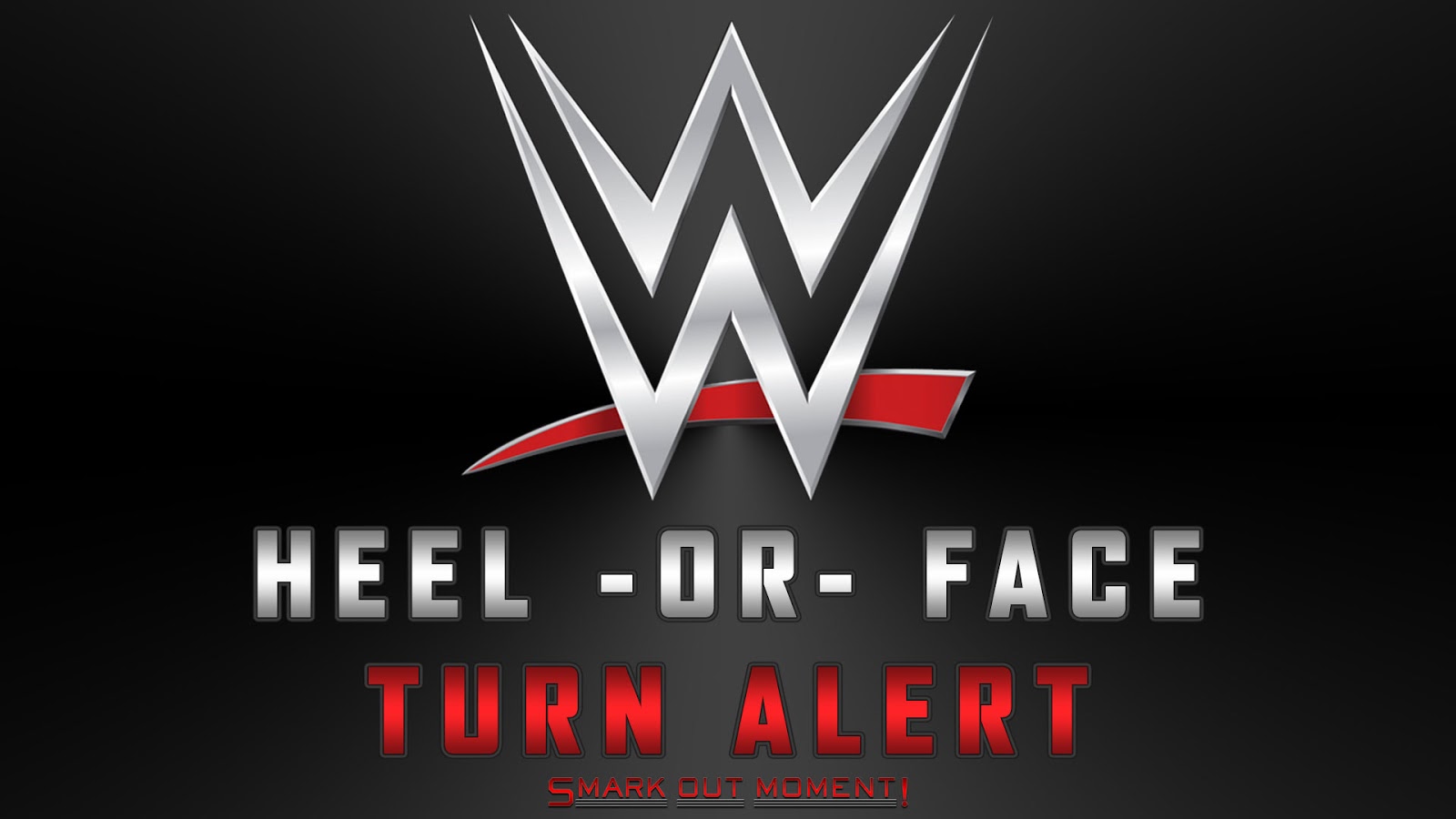 WWE poster heel face turn alert logo