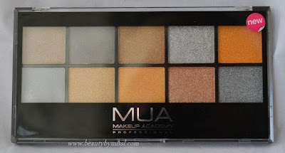 MUA Going for Gold eyeshadow palette
