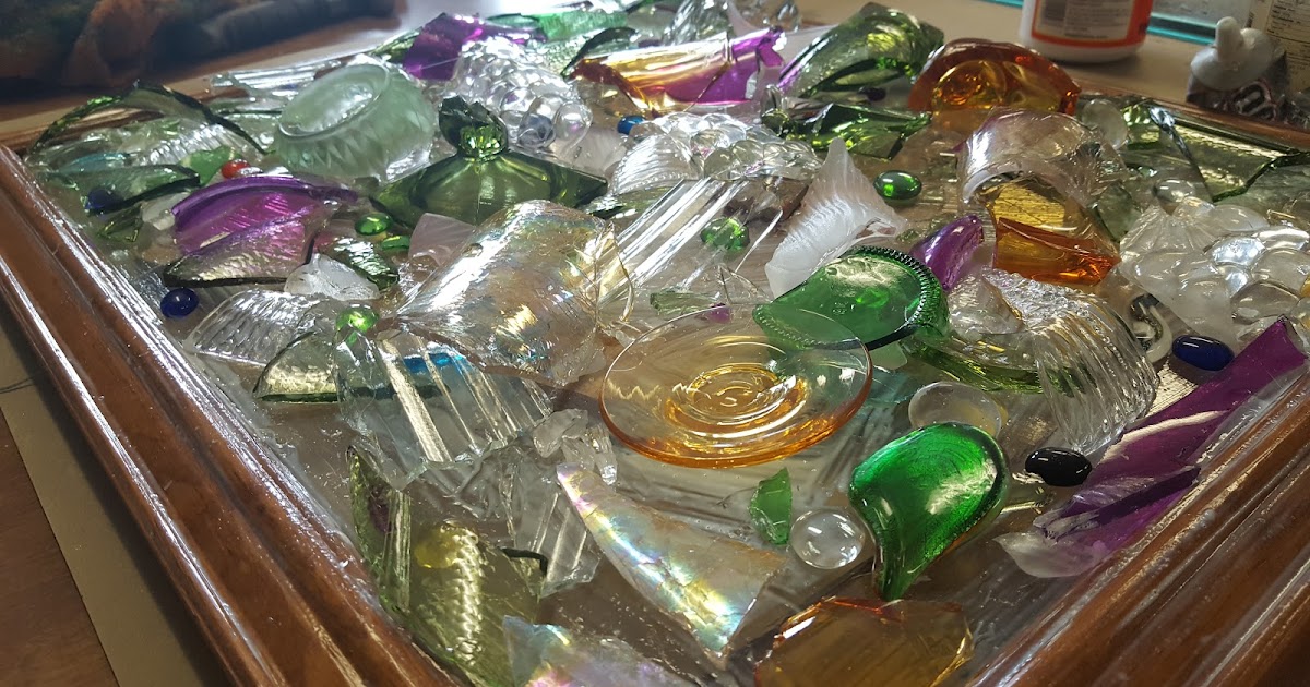 Broken Glass Mosaics DIY III