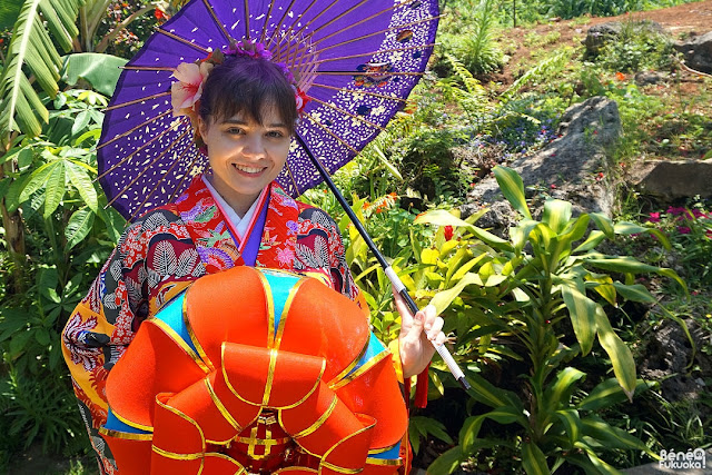 沖縄の琉装体験、宮古島