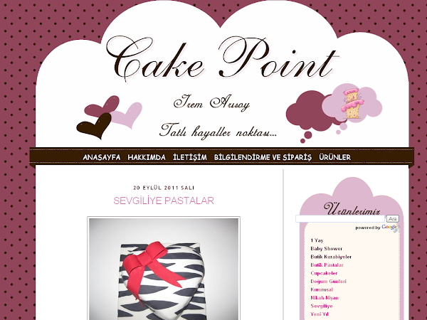 Cake Point Pasta Blogu-Logo ve Kartvizit Tasarım