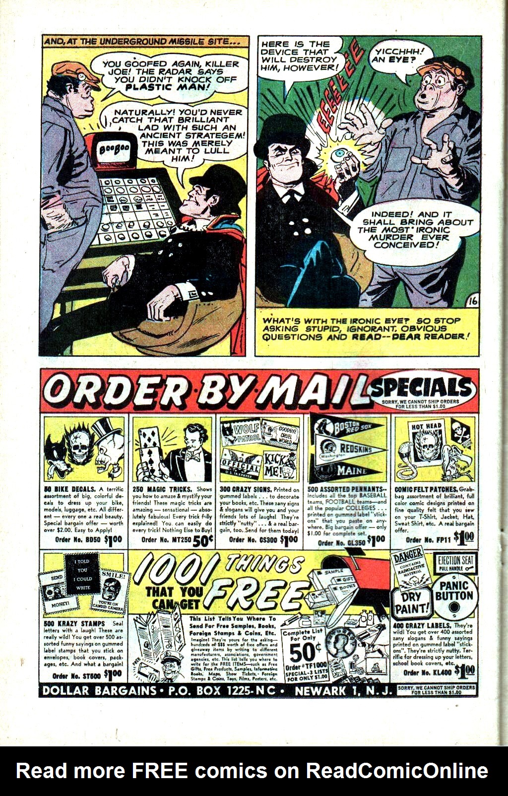 Read online Plastic Man (1966) comic -  Issue #9 - 22