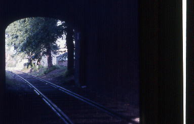 Track through tunnel  1986